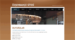 Desktop Screenshot of ozsenbahce.com