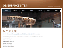 Tablet Screenshot of ozsenbahce.com